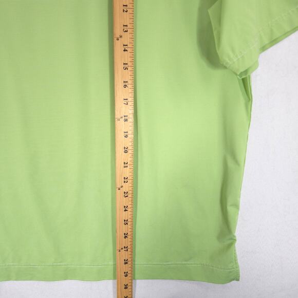 FootJoy Polo Mens Small Green Striped Performance Short Sleeve Taconic Golf Club - Picture 7 of 11